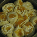 Rosenkuchen in der Form