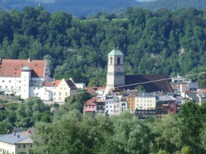 Blick auf Wasserburg